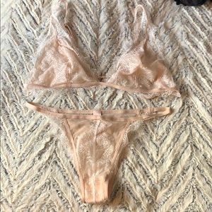 VS bra and panty set